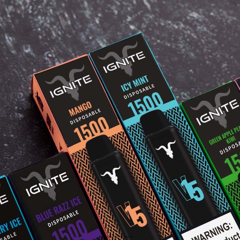 gheață albastră Ignite vape sales - IGNITE V15 vape pen 10-pachet 024X0V96