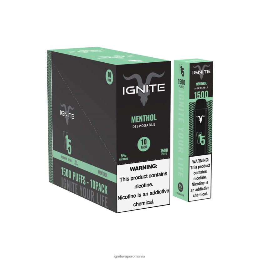 gheață albastră Ignite vape sales - IGNITE V15 vape pen 10-pachet 024X0V96