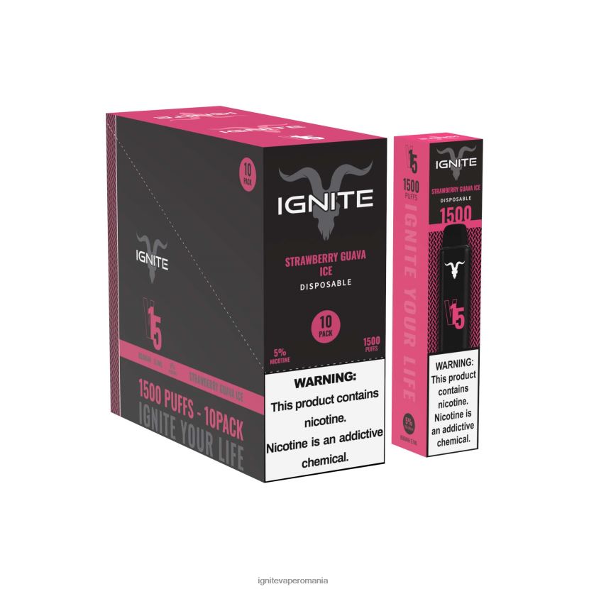 gheață albastră Ignite vape sales - IGNITE V15 vape pen 10-pachet 024X0V96