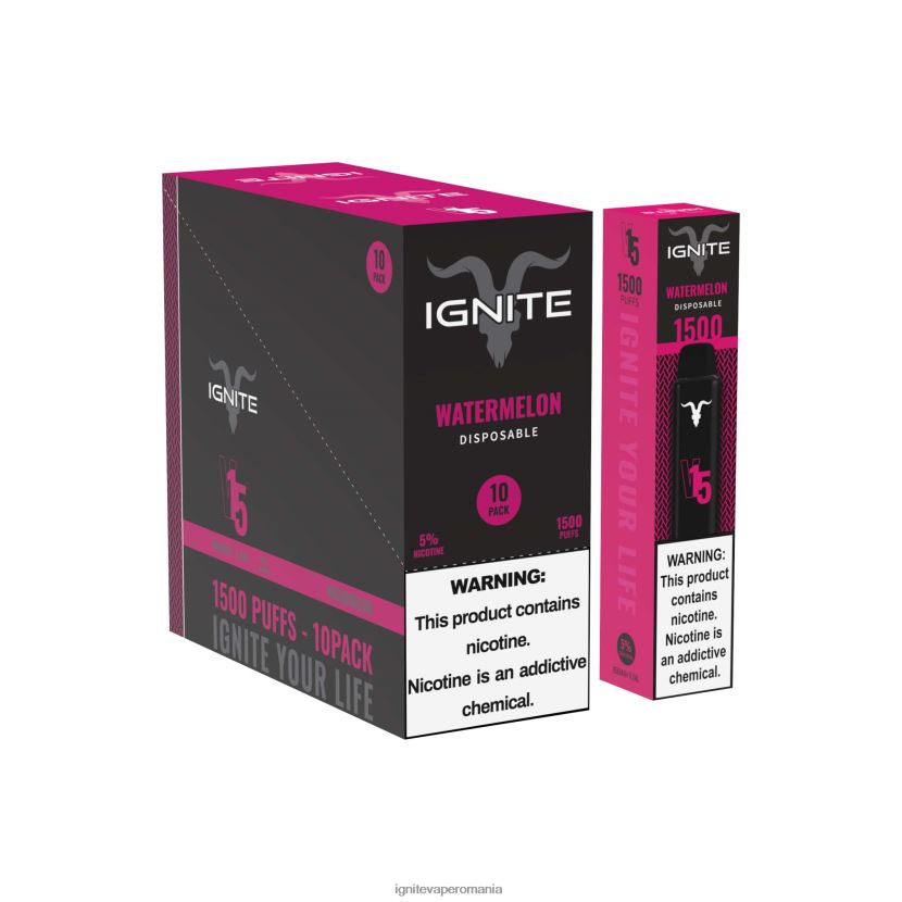 gheață albastră Ignite vape sales - IGNITE V15 vape pen 10-pachet 024X0V96