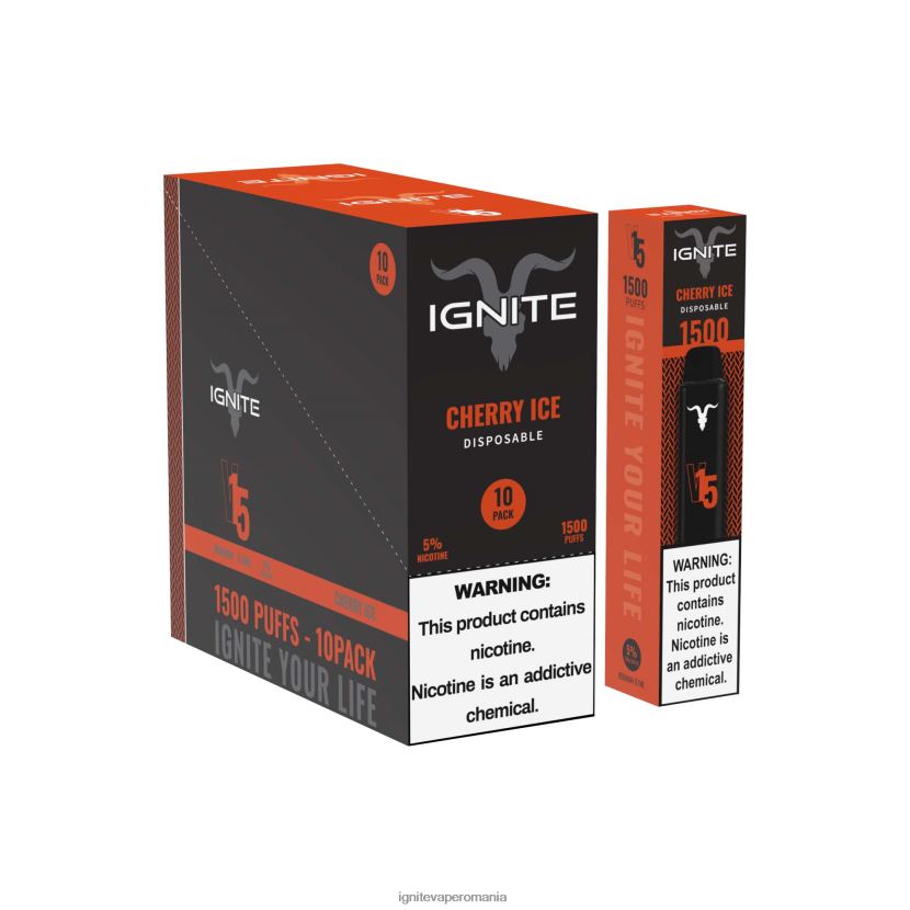 gheață albastră Ignite vape sales - IGNITE V15 vape pen 10-pachet 024X0V96