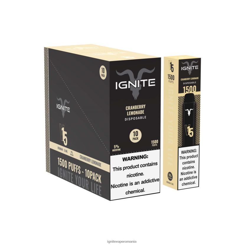 gheață albastră Ignite vape sales - IGNITE V15 vape pen 10-pachet 024X0V96