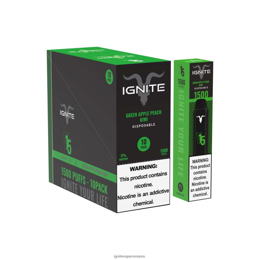 gheață albastră Ignite vape sales - IGNITE V15 vape pen 10-pachet 024X0V96