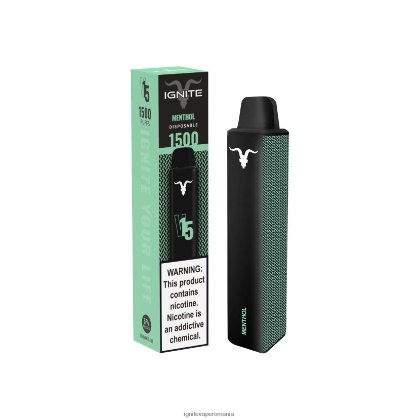 mar verde piersici kiwi Ignite vape Bucharest - IGNITE V15 stilou vape 024X0V112