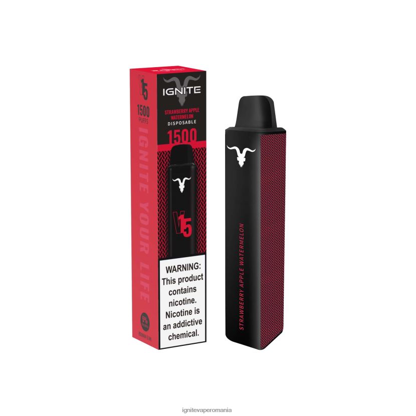 mar verde piersici kiwi Ignite vape Bucharest - IGNITE V15 stilou vape 024X0V112