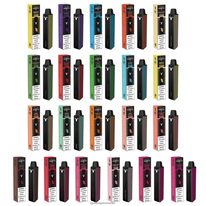 mar verde piersici kiwi Ignite vape Bucharest - IGNITE V15 stilou vape 024X0V112