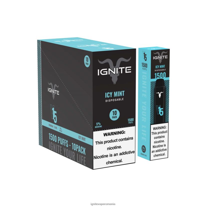 mentol Ignite Romania - IGNITE V15 vape pen 10-pachet 024X0V103