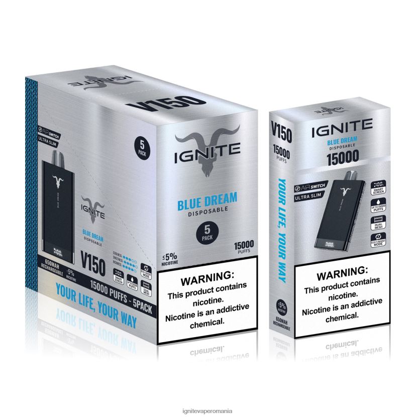 limonadă cu fructe de dragon Ignite vape flavors - IGNITE V150 stilou vape pachet de 5 024X0V84