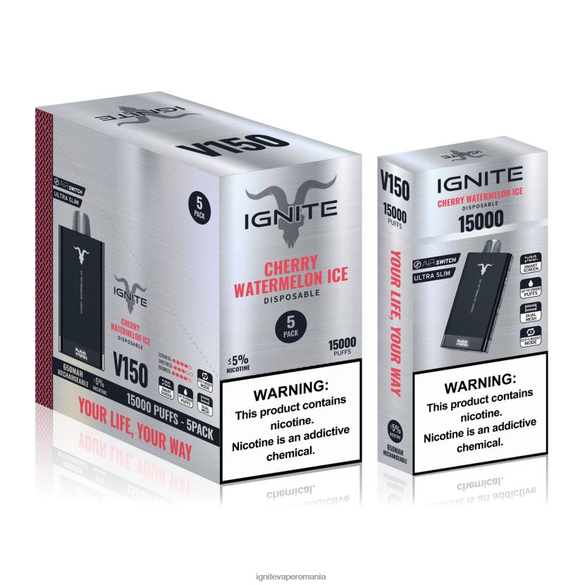 limonadă cu fructe de dragon Ignite vape flavors - IGNITE V150 stilou vape pachet de 5 024X0V84