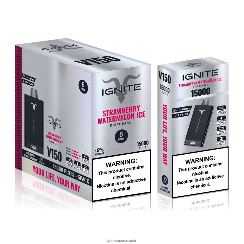 limonadă cu fructe de dragon Ignite vape flavors - IGNITE V150 stilou vape pachet de 5 024X0V84