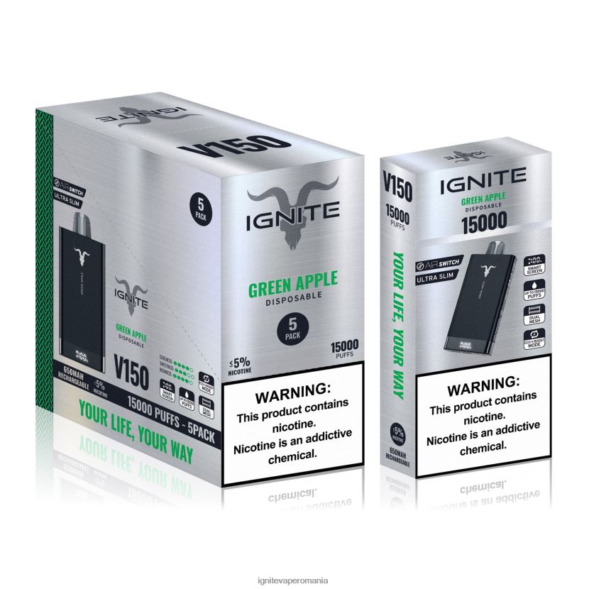 limonadă cu fructe de dragon Ignite vape flavors - IGNITE V150 stilou vape pachet de 5 024X0V84