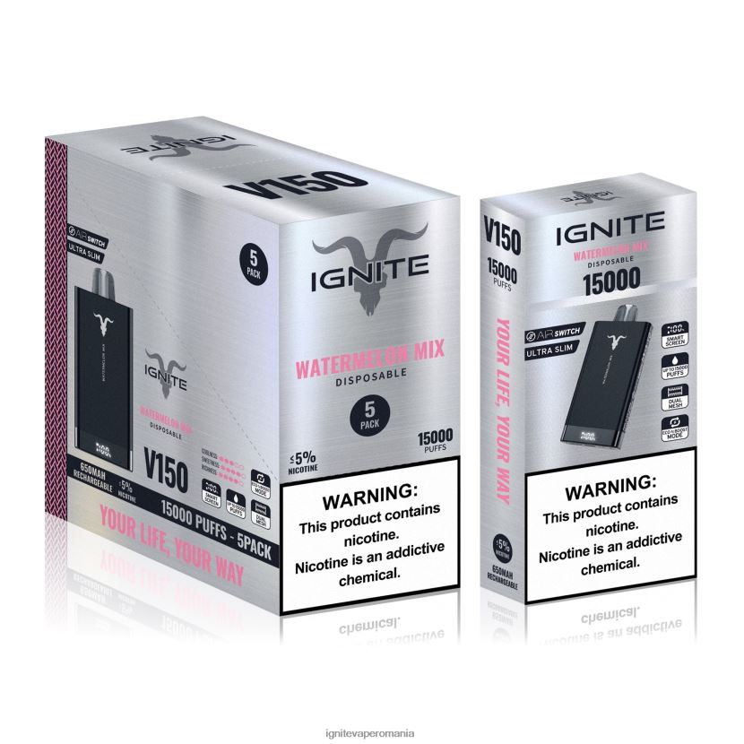 limonadă cu fructe de dragon Ignite vape flavors - IGNITE V150 stilou vape pachet de 5 024X0V84