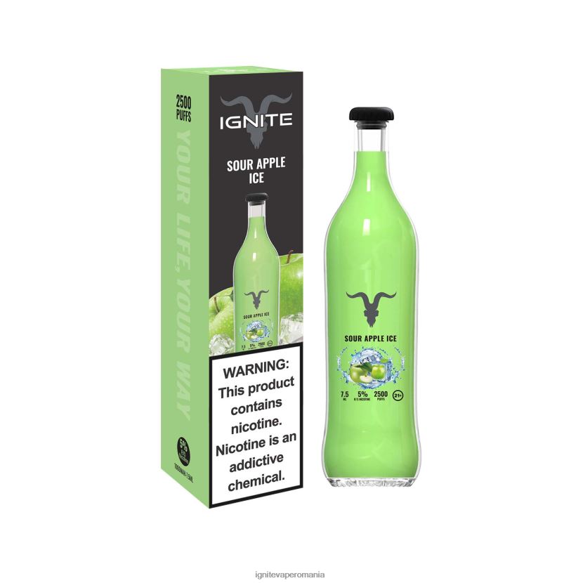 gheață de mere acru Ignite vape flavours - IGNITE V25 stilou vape 024X0V118