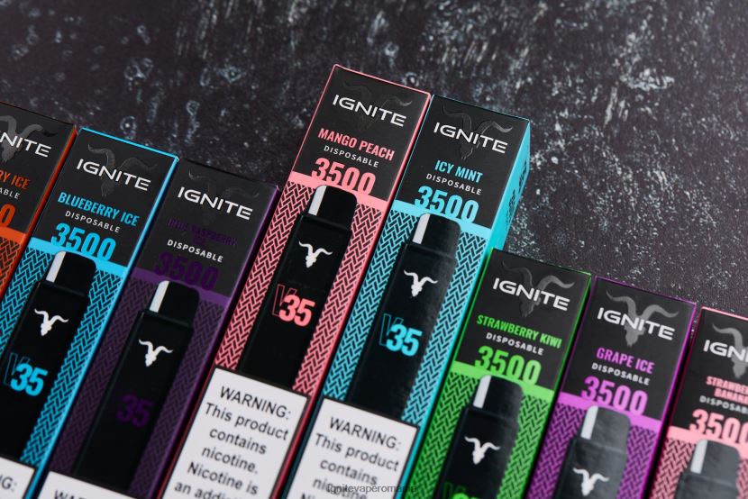 kiwi de căpșuni Ignite vape price - IGNITE V35 vape pen 10-pachet 024X0V127