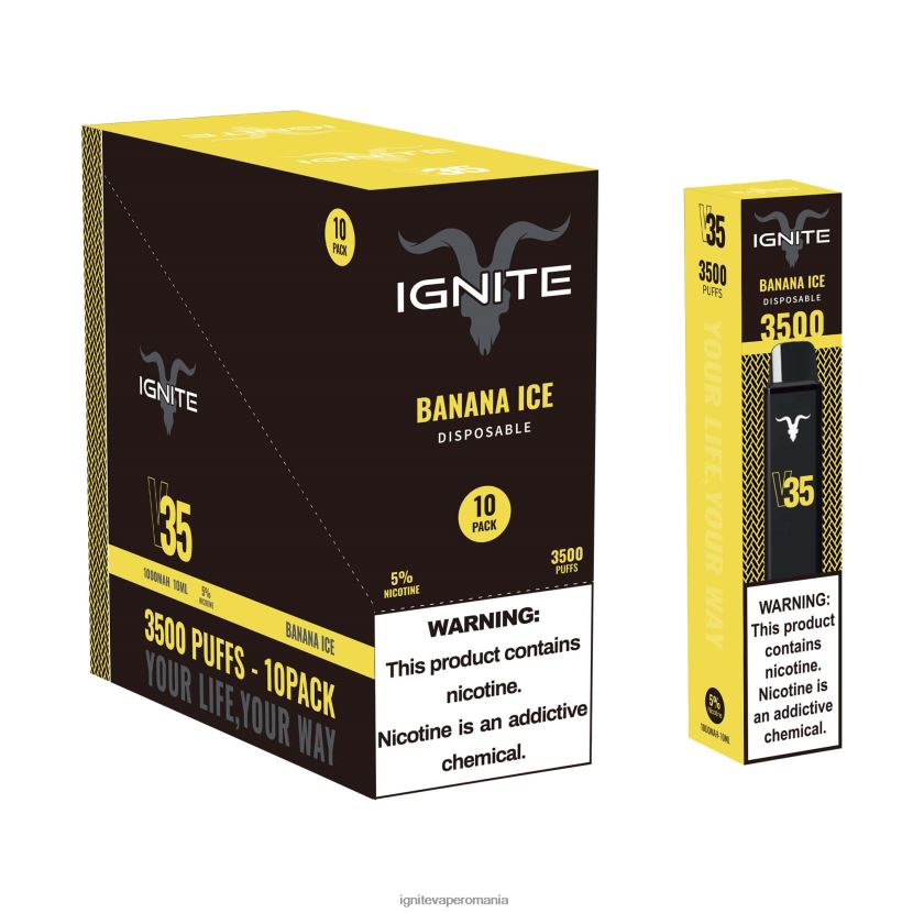 kiwi de căpșuni Ignite vape price - IGNITE V35 vape pen 10-pachet 024X0V127