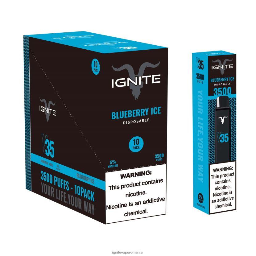 kiwi de căpșuni Ignite vape price - IGNITE V35 vape pen 10-pachet 024X0V127