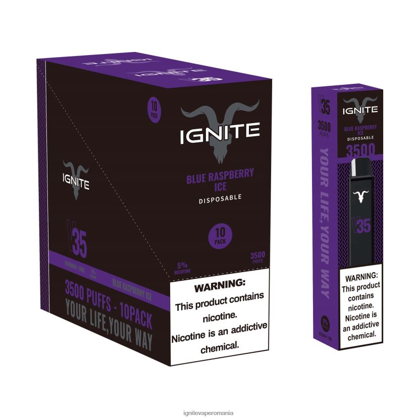 kiwi de căpșuni Ignite vape price - IGNITE V35 vape pen 10-pachet 024X0V127