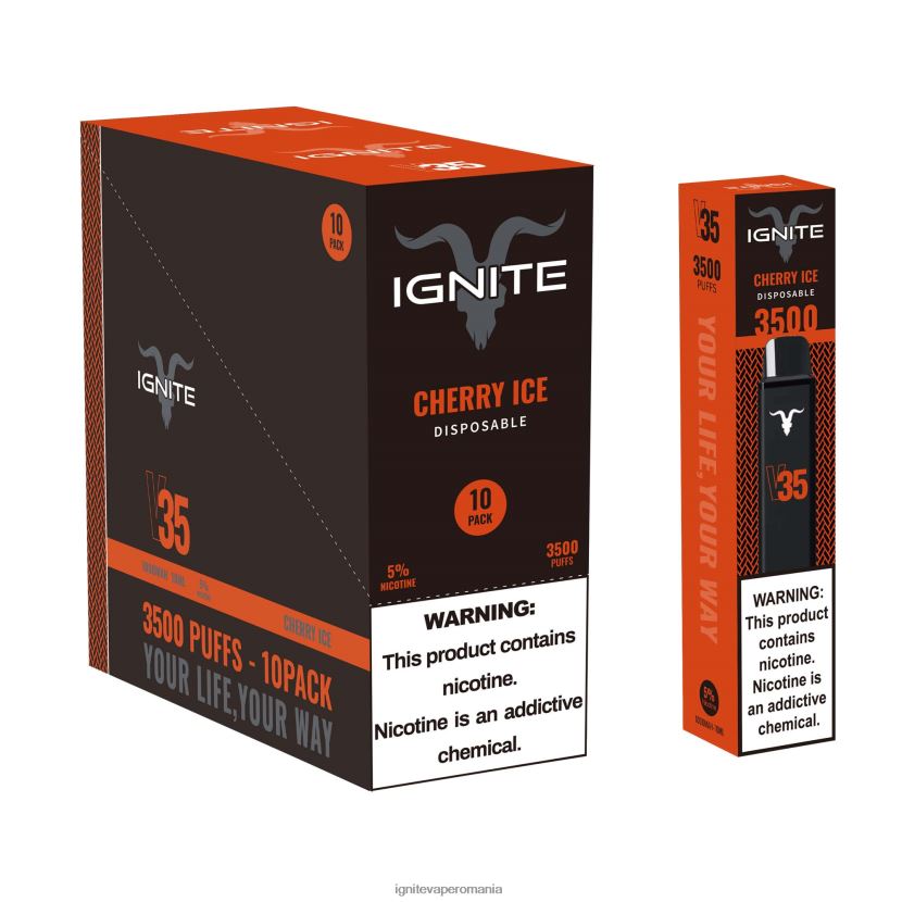 kiwi de căpșuni Ignite vape price - IGNITE V35 vape pen 10-pachet 024X0V127