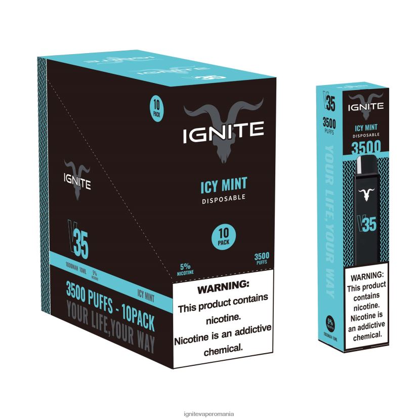 kiwi de căpșuni Ignite vape price - IGNITE V35 vape pen 10-pachet 024X0V127