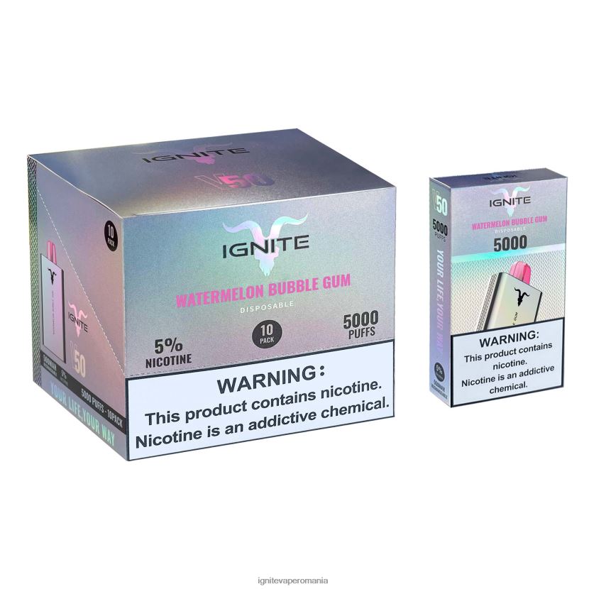 mango cu capsuni Ignite vape flavours - IGNITE V50 vape pen 10-pachet 024X0V148