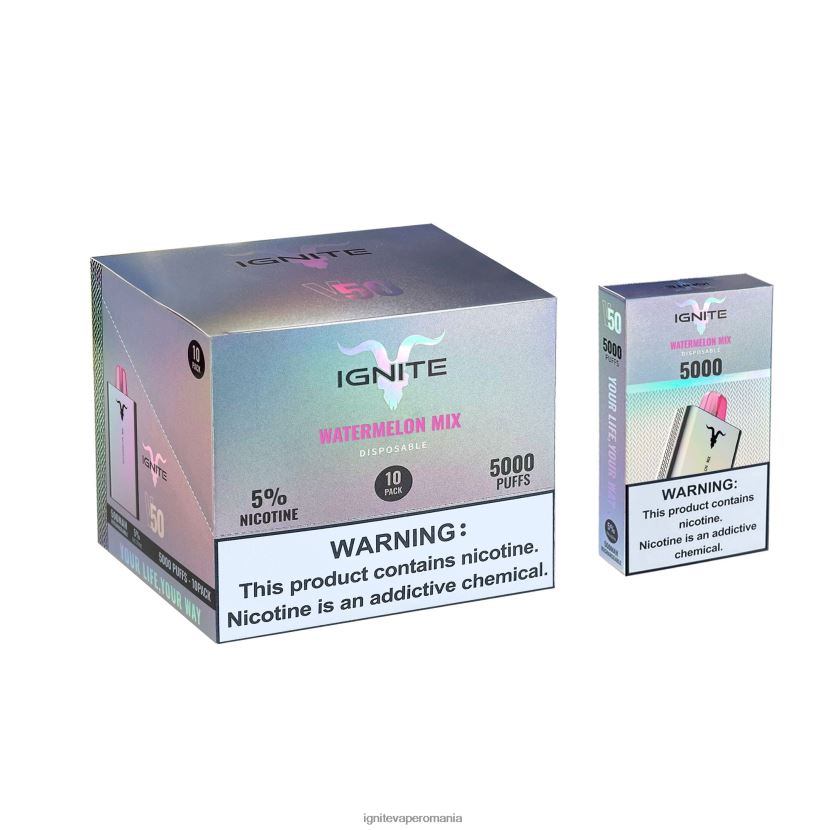 mango cu capsuni Ignite vape flavours - IGNITE V50 vape pen 10-pachet 024X0V148