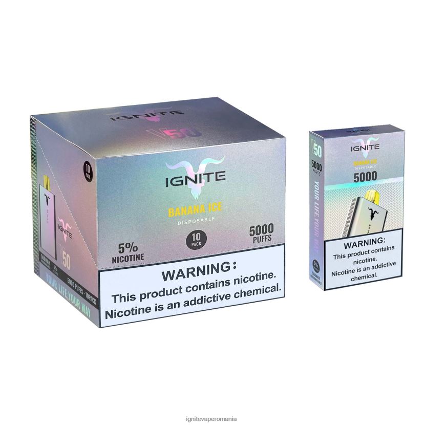 mango cu capsuni Ignite vape flavours - IGNITE V50 vape pen 10-pachet 024X0V148