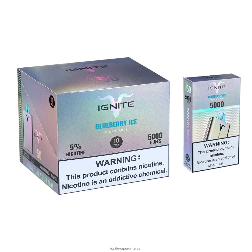 mango cu capsuni Ignite vape flavours - IGNITE V50 vape pen 10-pachet 024X0V148