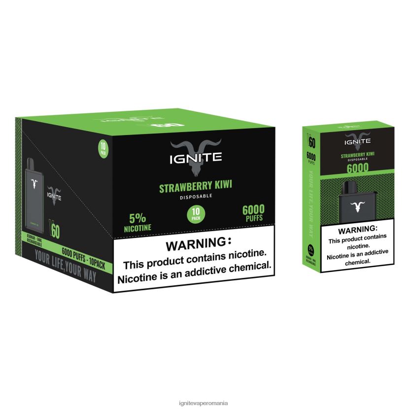 banană căpșuni Ignite vape price - IGNITE V60 vape pen 10-pachet 024X0V27