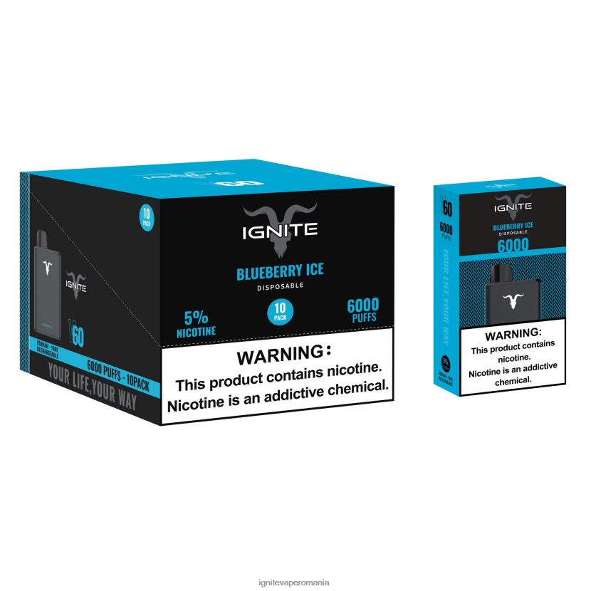 banană căpșuni Ignite vape price - IGNITE V60 vape pen 10-pachet 024X0V27