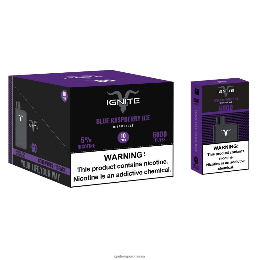 banană căpșuni Ignite vape price - IGNITE V60 vape pen 10-pachet 024X0V27