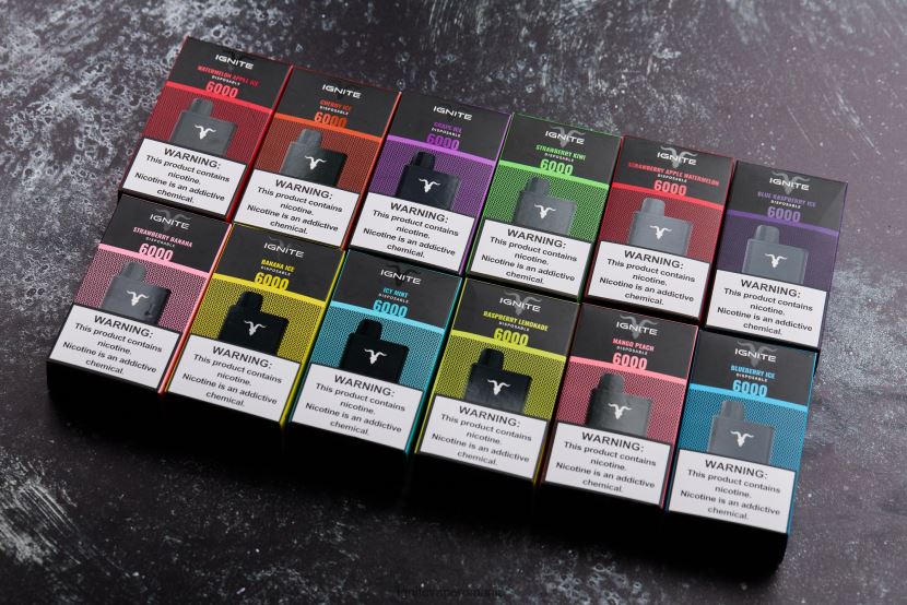 gheață de struguri Ignite vape flavours - IGNITE V60 vape pen 10-pachet 024X0V18