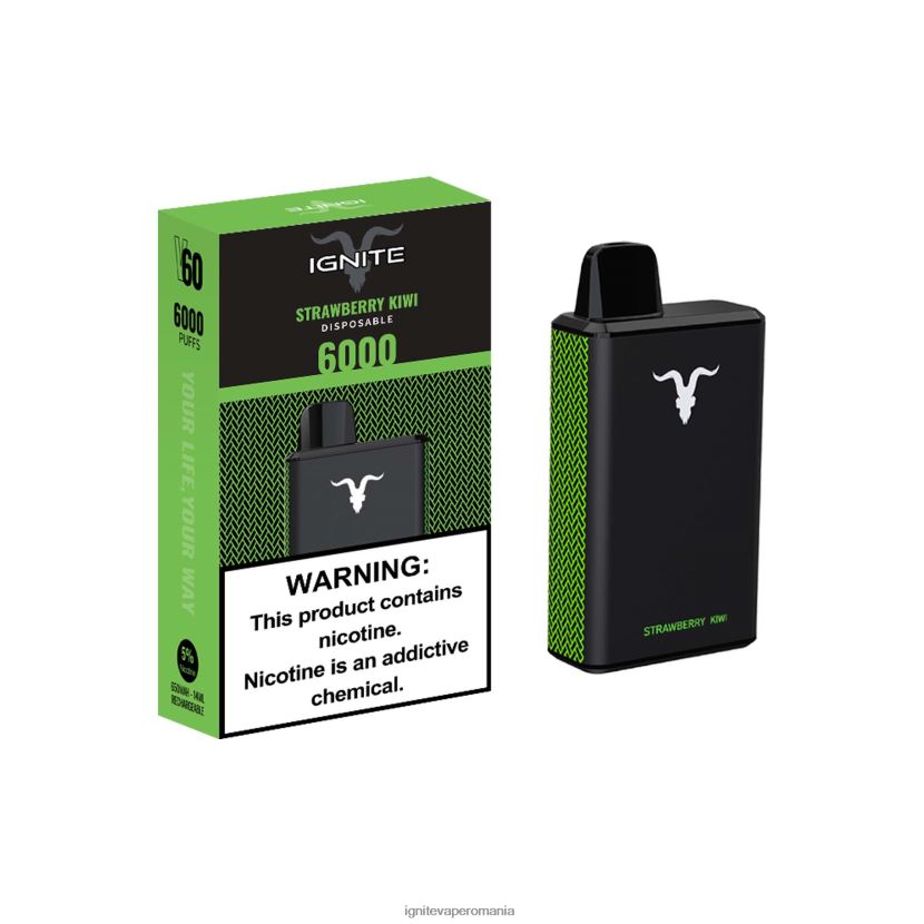 kiwi de căpșuni Ignite vape price - IGNITE V60 stilou vape 024X0V37