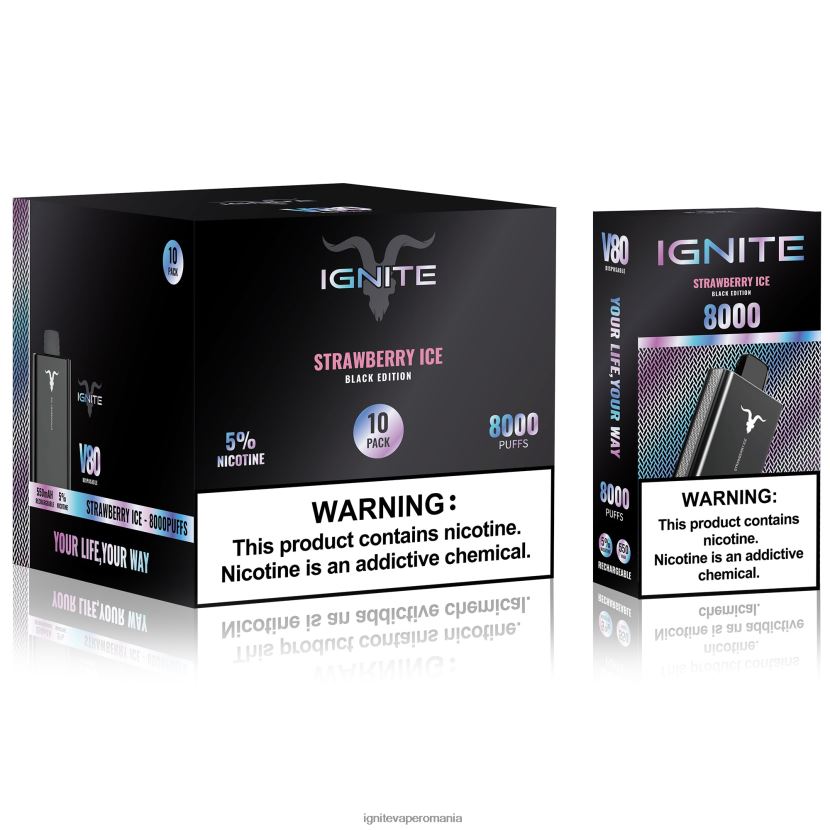 Mar verde best Ignite vape flavor - IGNITE V80 vape pen 10-pachet 024X0V59