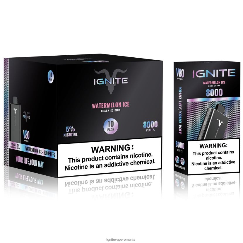 Mar verde best Ignite vape flavor - IGNITE V80 vape pen 10-pachet 024X0V59